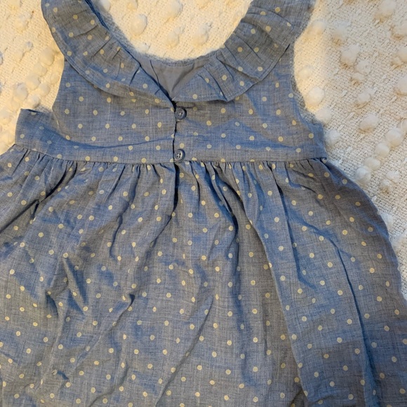 Baby girl classic polka dot dress - Picture 3 of 4